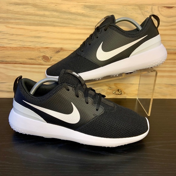 nike roshe mens black and white